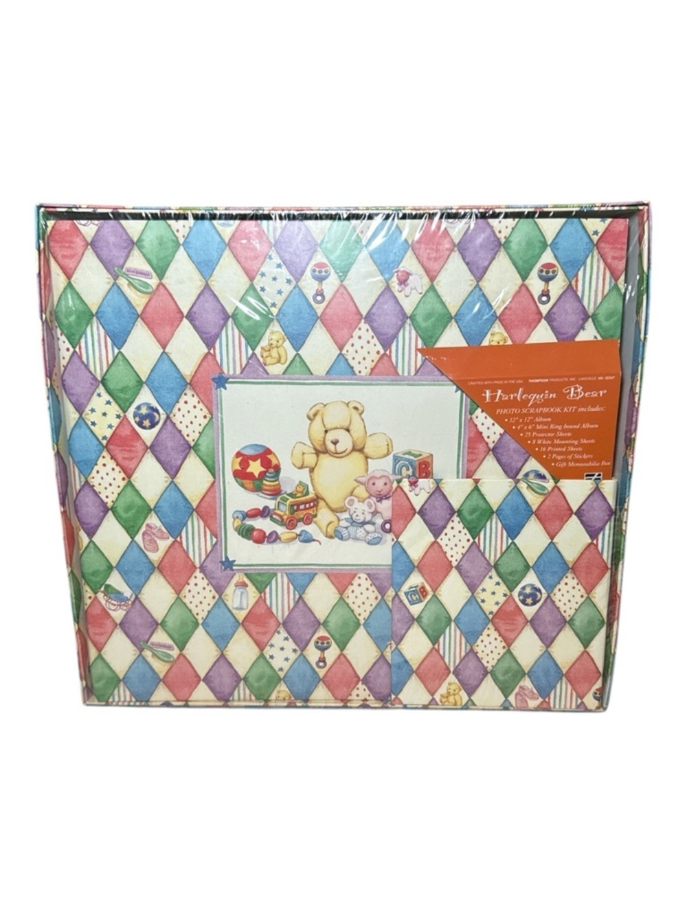 NEW! Harlequin Bear Photo Scrapbook Kit "Factory Sealed"